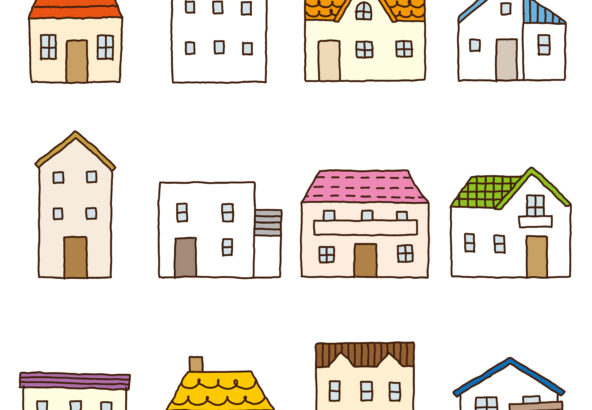 色々な家のイラスト
