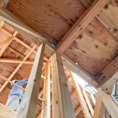 頑強そうな住宅の構造写真