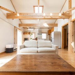 和モダン住宅の内観